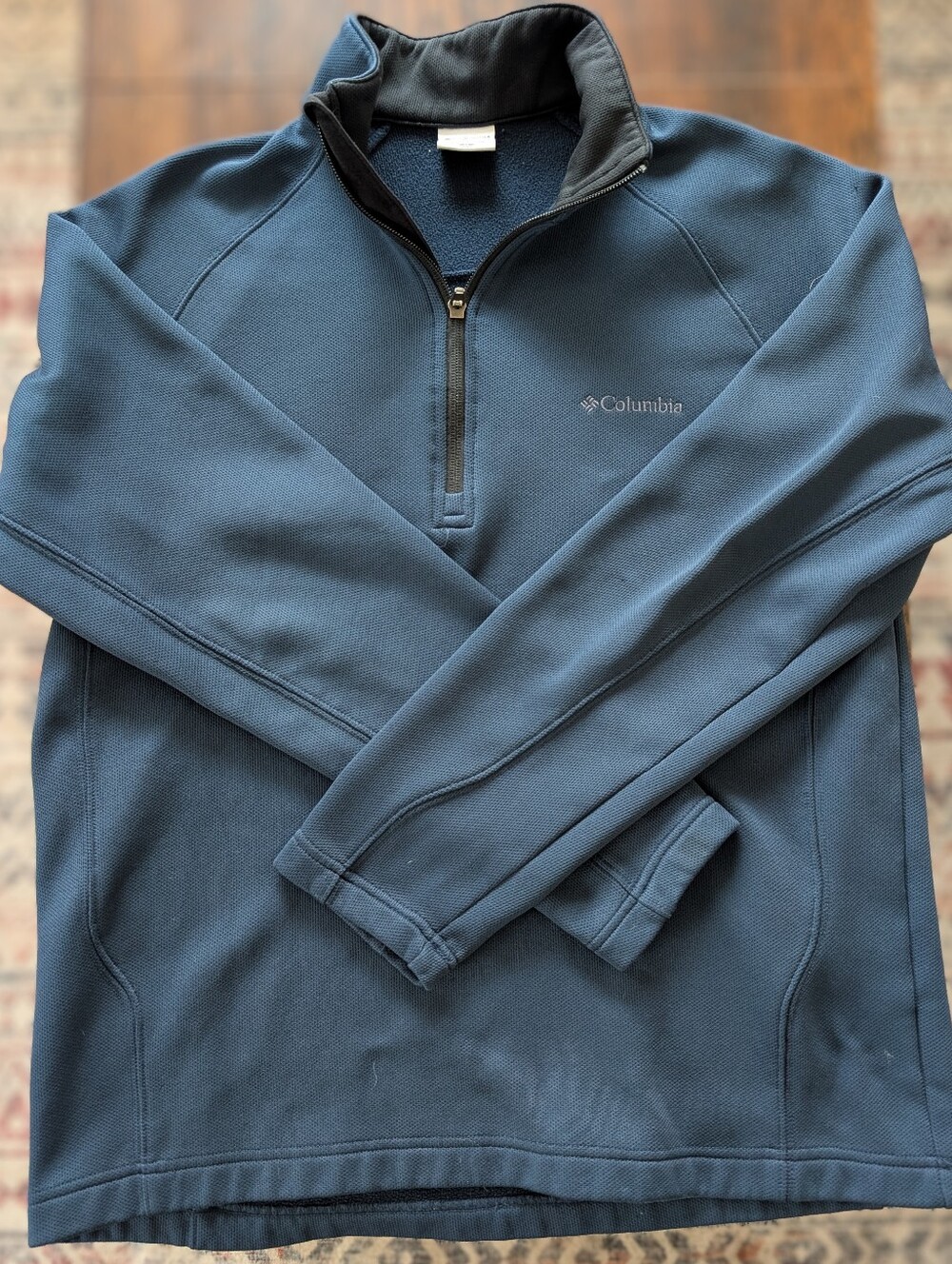 Columbia Navy Blue Quarter-Zip Pullover